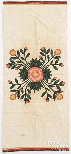 APPLIQUé SHAM, 19TH C.Appliqué