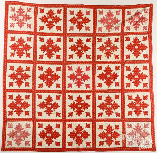 RED AND WHITE APPLIQU FRIENDSHIP 3c9b51