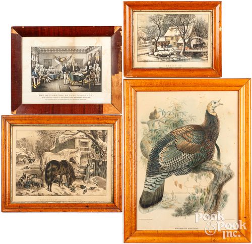 FOUR LITHOGRAPHSFour lithographs,