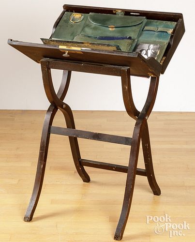 FOLDING FIELD DESK 19TH C Folding 3c9bc4