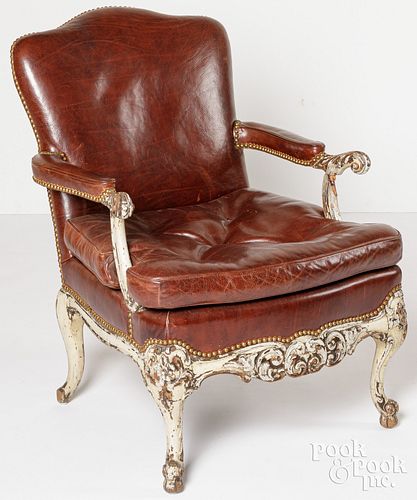 FRENCH CARVED ARMCHAIRFrench carved 3c9bfc