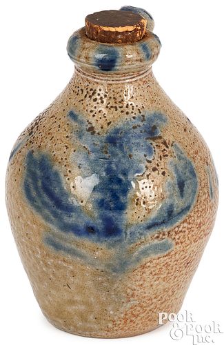 MINIATURE STONEWARE JUG, 19TH C.Miniature