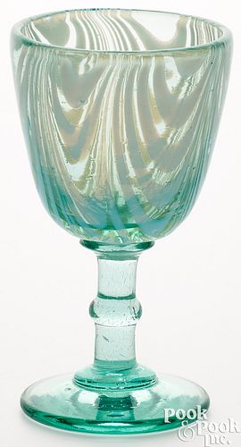 SOUTH NEW JERSEY LOOPING WINE GLASS,