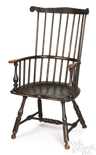 PHILADELPHIA FANBACK WINDSOR ARMCHAIR  3c9e11