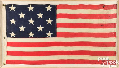 THIRTEEN-STAR CENTENNIAL AMERICAN FLAGThirteen-star