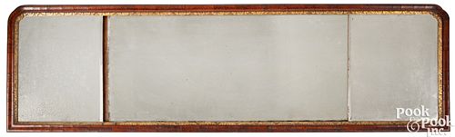 GEORGE II MAHOGANY OVERMANTEL MIRROR  3c9f34