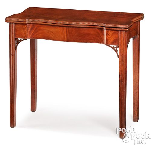 RHODE ISLAND CHIPPENDALE MAHOGANY