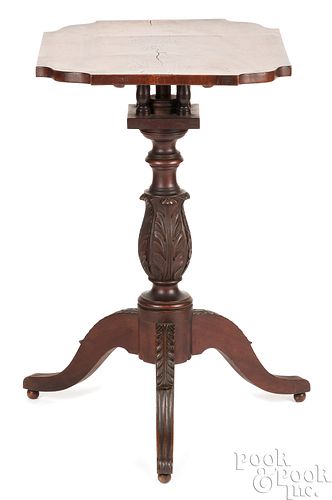 PENNSYLVANIA EMPIRE CARVED MAHOGANY