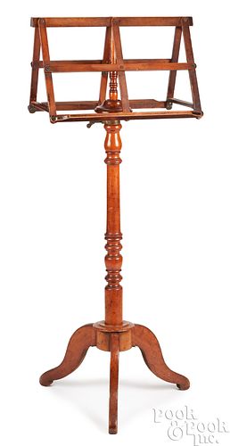 REGENCY MAHOGANY MUSIC STAND, CA.