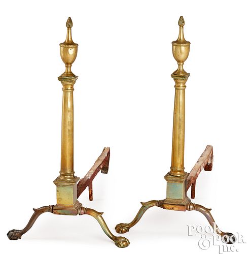 PAIR OF PHILADELPHIA CHIPPENDALE 3ca002