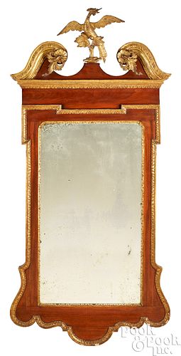 CHIPPENDALE CONSTITUTION MIRROR  3ca029