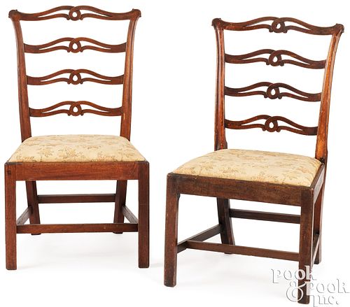 PAIR OF PHILADELPHIA CHIPPENDALE