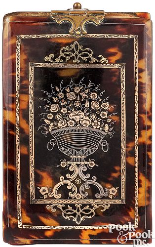 TORTOISESHELL LADIES' NOTE CASETortoiseshell