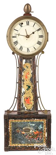 LEONARD W. NOYES, FEDERAL BANJO CLOCK,