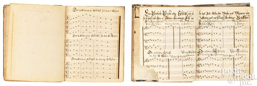 EPHRATA MANUSCRIPT MUSIC BOOK FOR