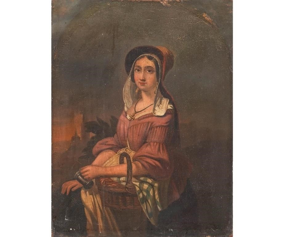 Oil on panel portrait of a woman 3ca1e5