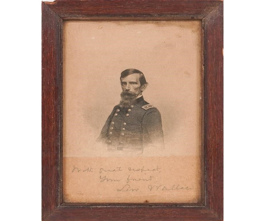 Framed print of Civil War General 3ca20e