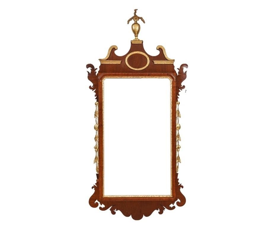 Large mahogany Federal mirror with