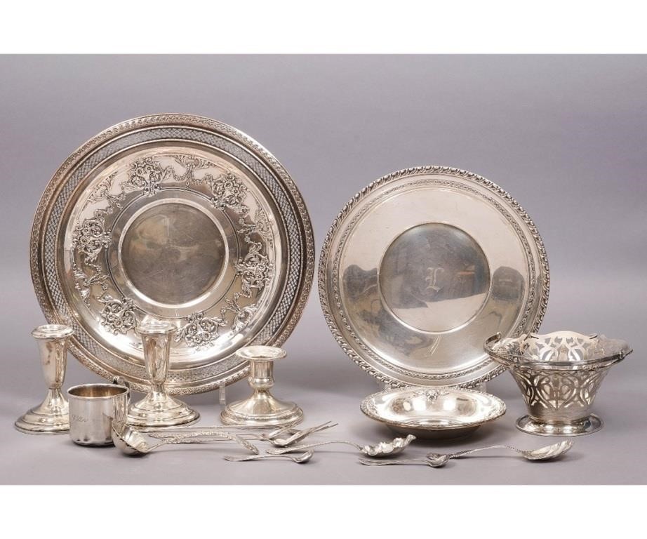 Sterling silver tableware to include 3ca302