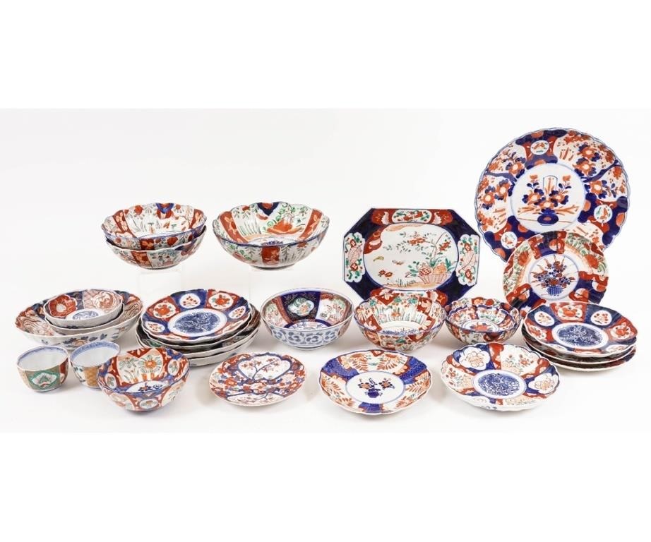 Imari tableware to include plates,