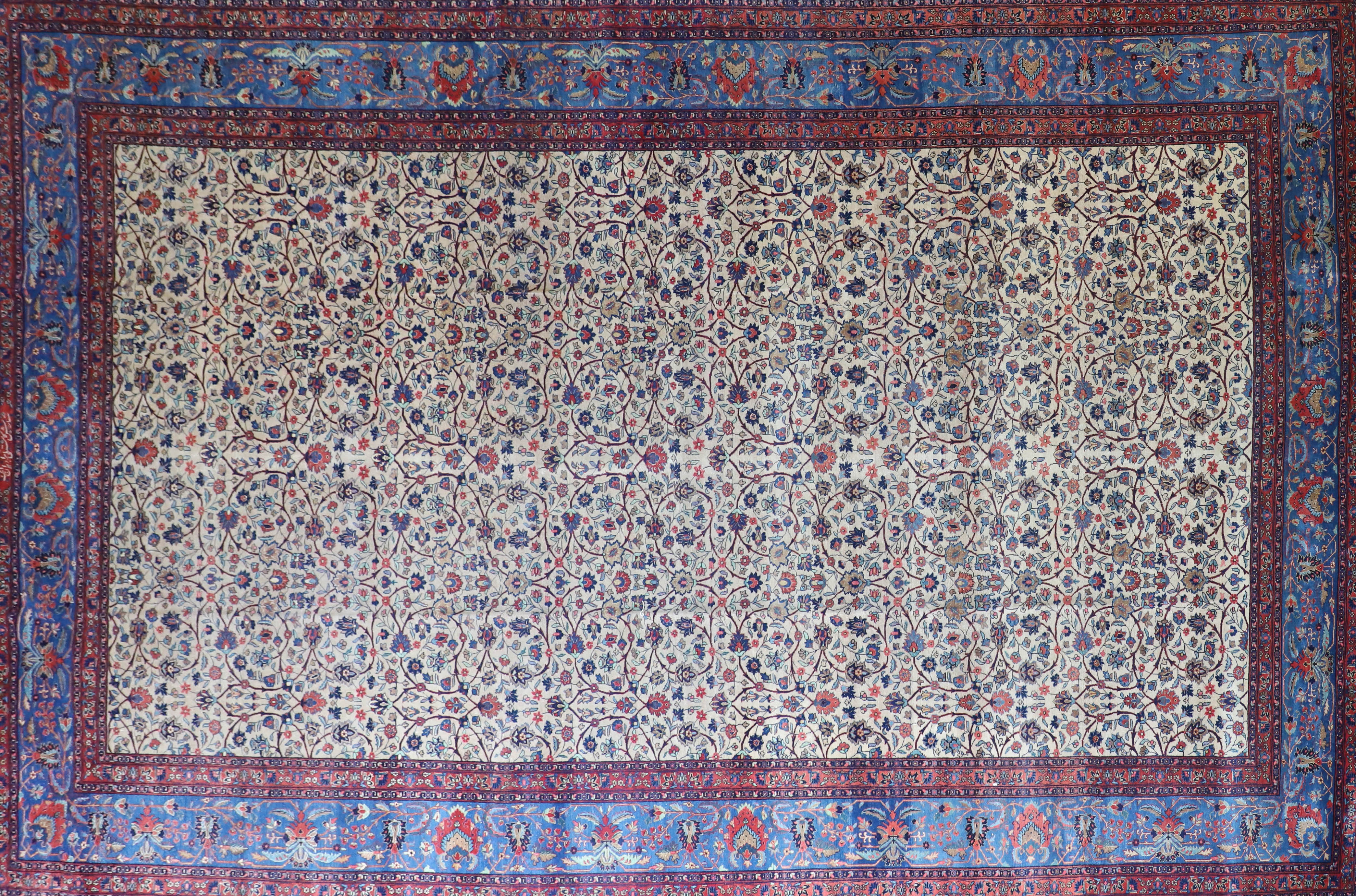 11' x 18'2" Indo-Persian Carpet