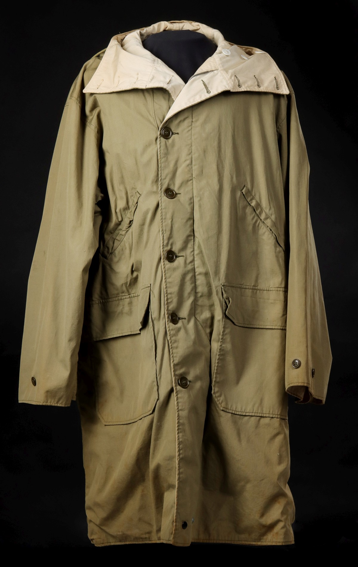 US ARMY WWII REVERSIBLE HOODED
