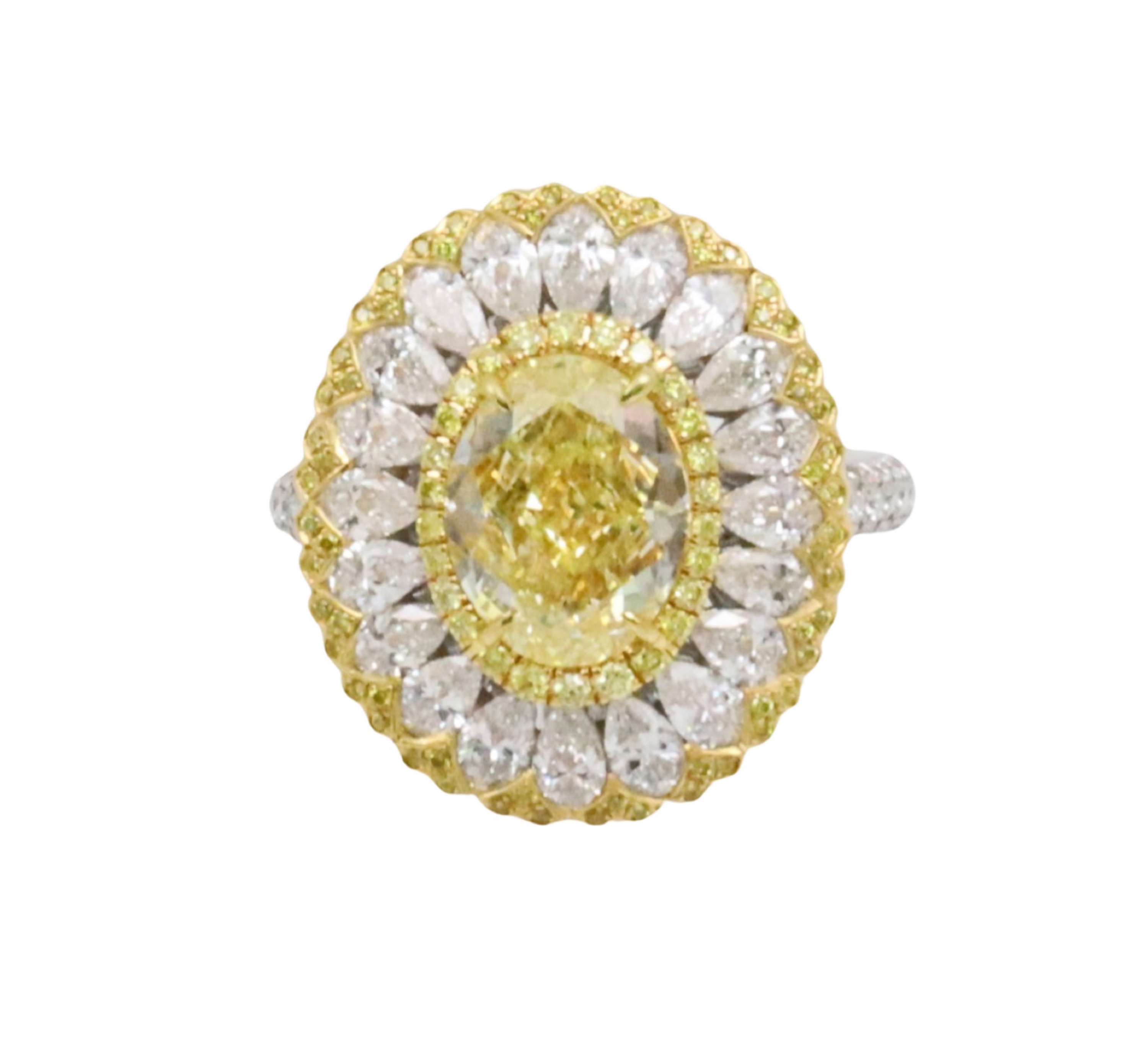 18K YELLOW & COLORLESS DIAMOND