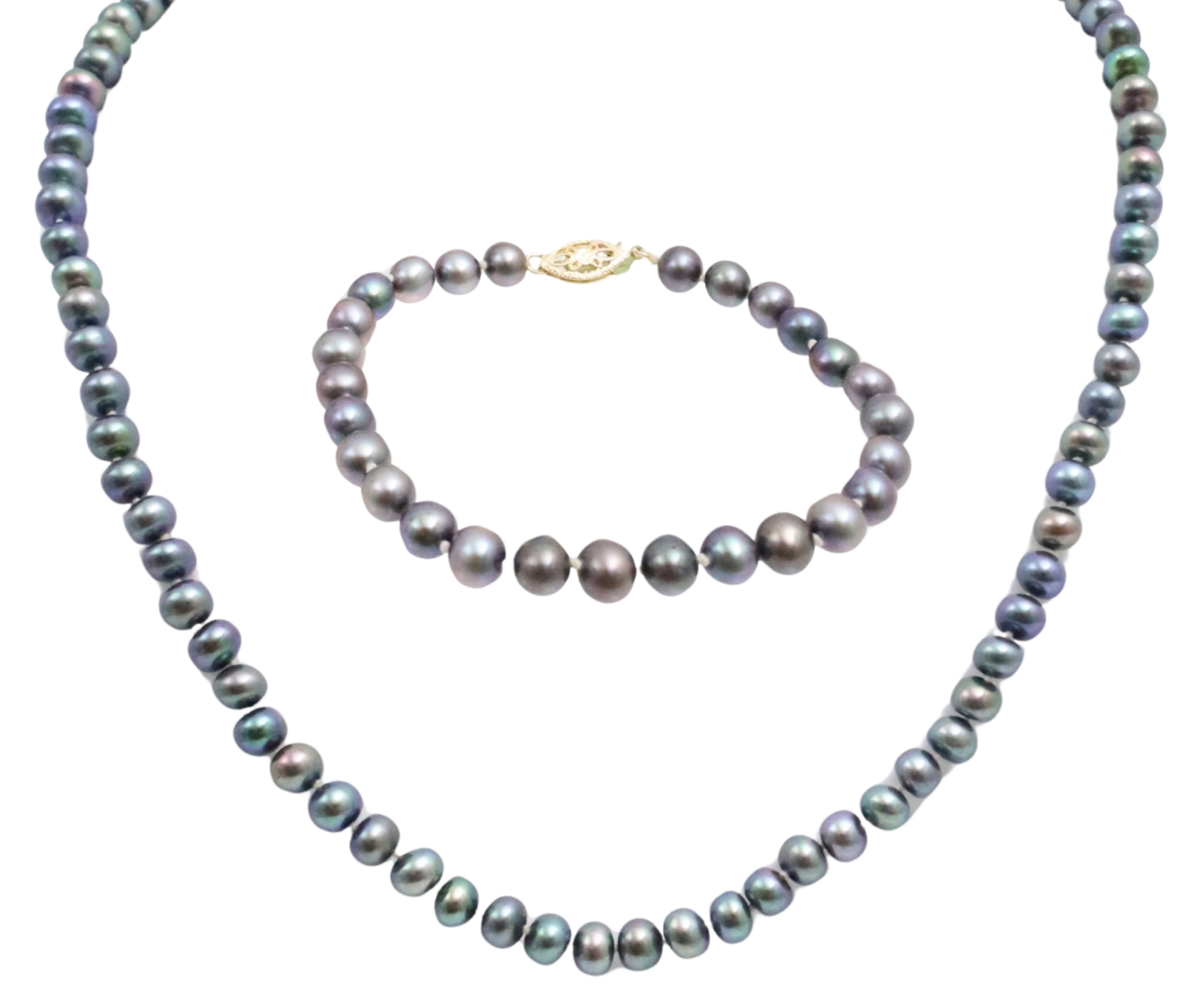 14K SOUTH SEA PEARL NECKLACE &