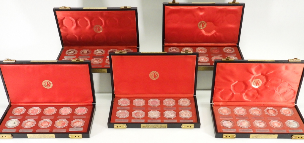 50PC. NCS .925 SILVER MEDALLION