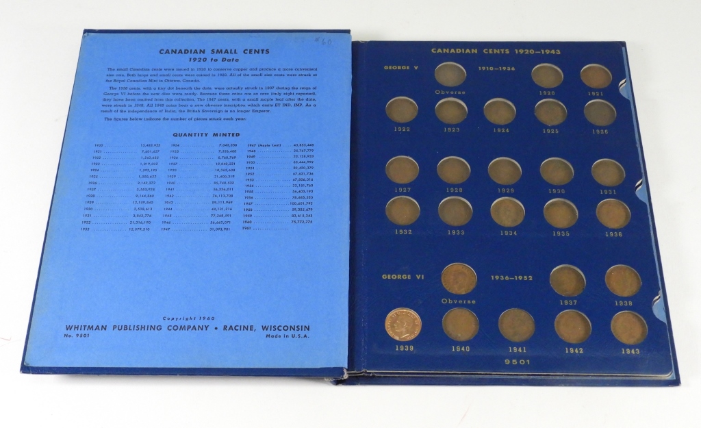 1920-1961 CANADIAN SMALL CENTS