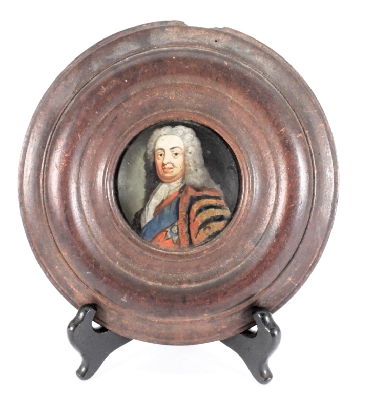 MINIATURE EUROPEAN PORTRAIT PORCELAIN