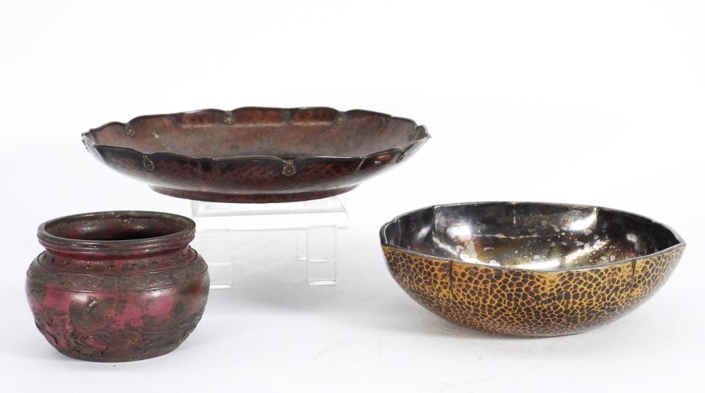 3PC JAPANESE MEIJI PERIOD MIXED