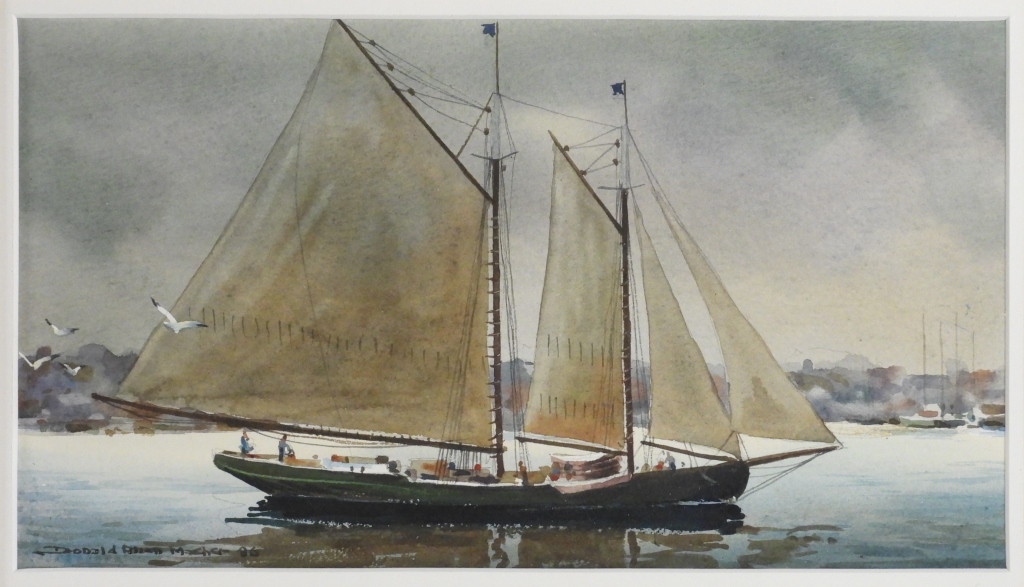 DONALD ALLEN MOSHER NEW ENGLAND SHIP