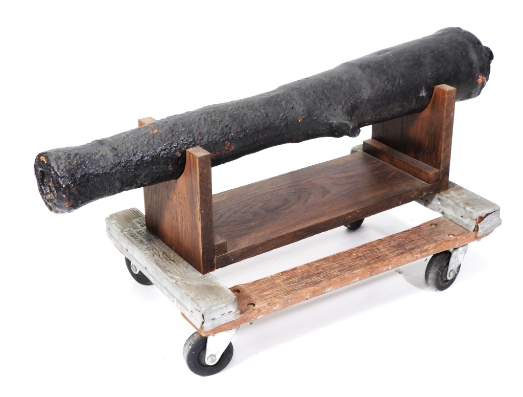 RELIC CAST-IRON CANNON TUBE ,Approximately