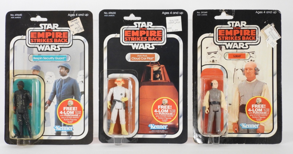 3PC KENNER STAR WARS ESB 42 BACK MOSC