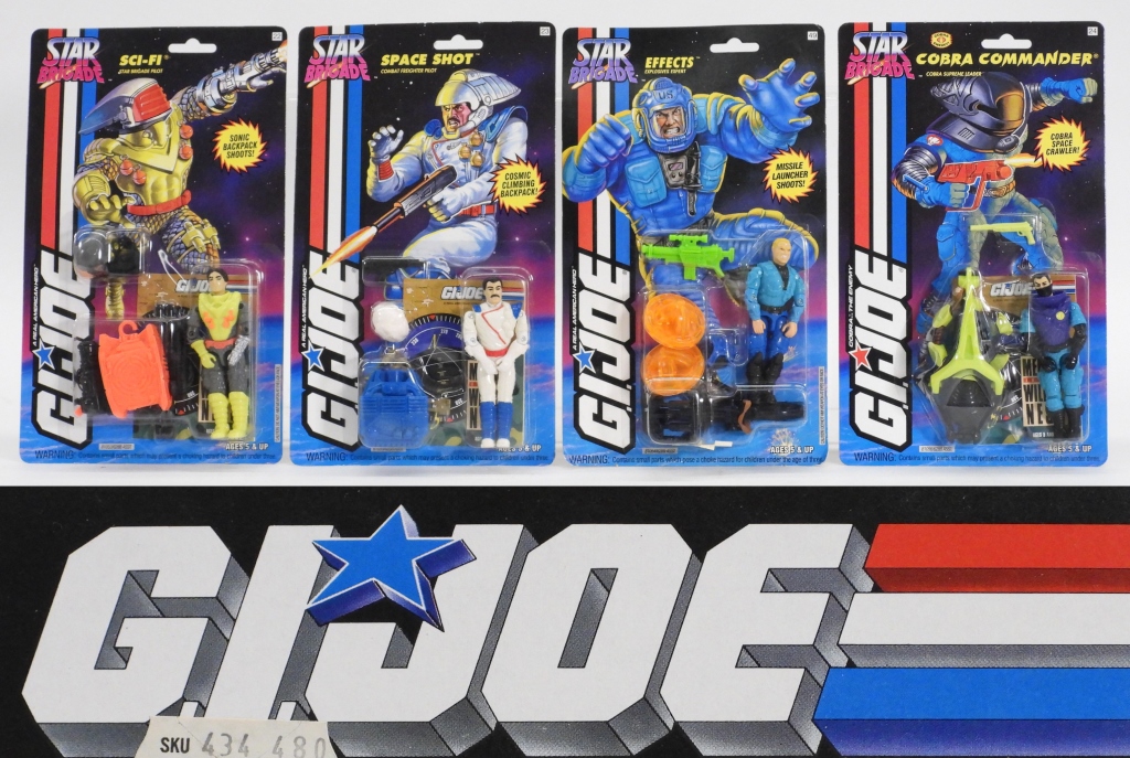 4PC HASBRO GI JOE SPACE BRIGADE 3cce76