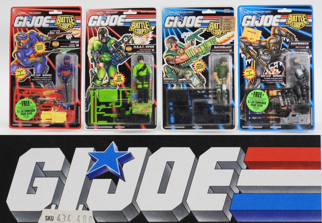 4PC HASBRO GI JOE BATTLE CORPS 3cce77