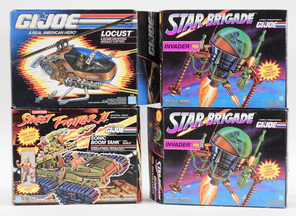 4 GI JOE STREET FIGHTER STAR BRIGADE