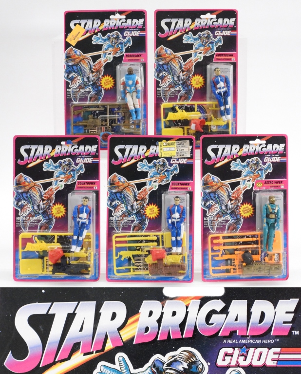 5PC 1993 HASBRO GI JOE ARAH STAR 3cce84