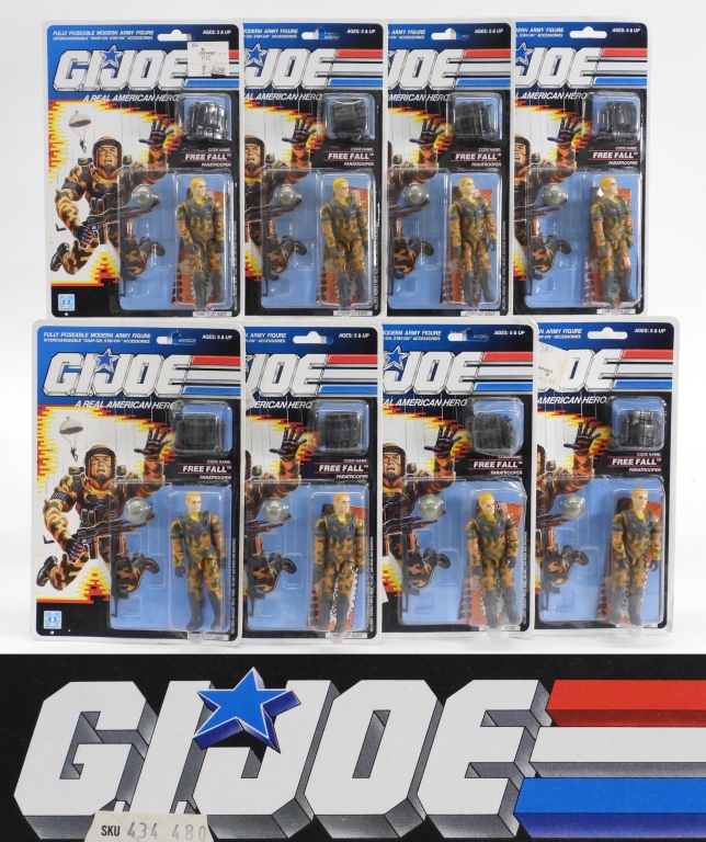 8PC 1990 HASBRO GI JOE ARAH FREE 3cce8b