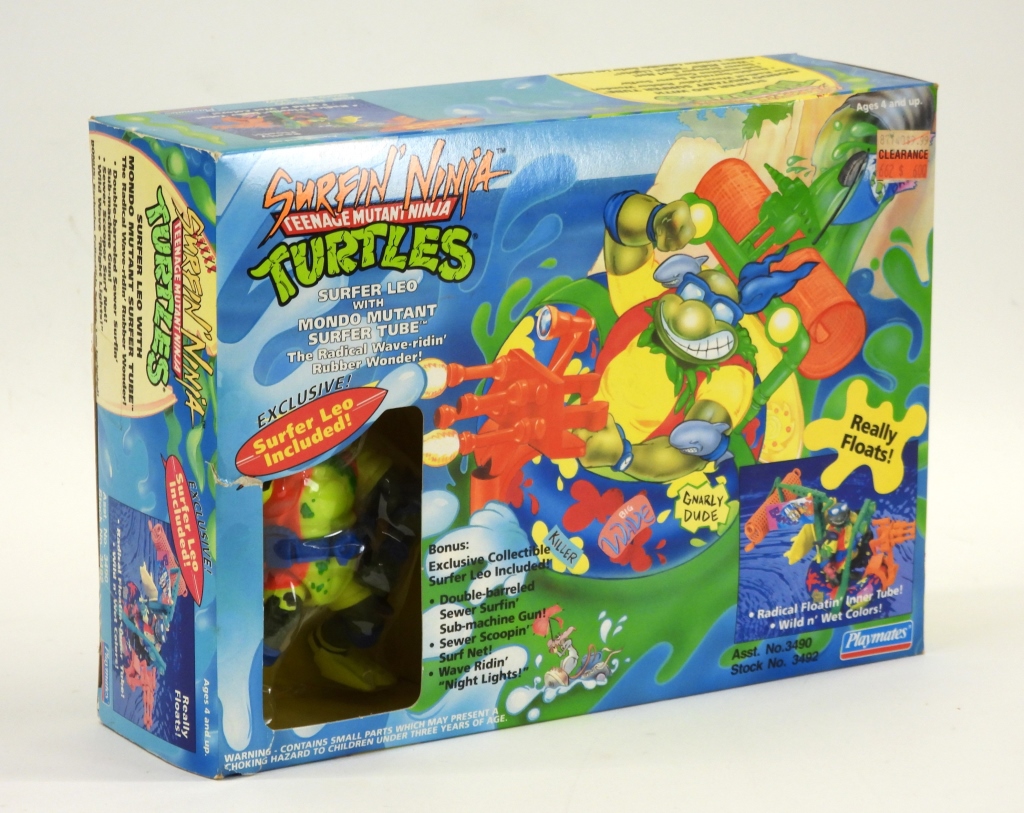 1994 TMNT SURFER LEO WITH MONDO 3ccecb