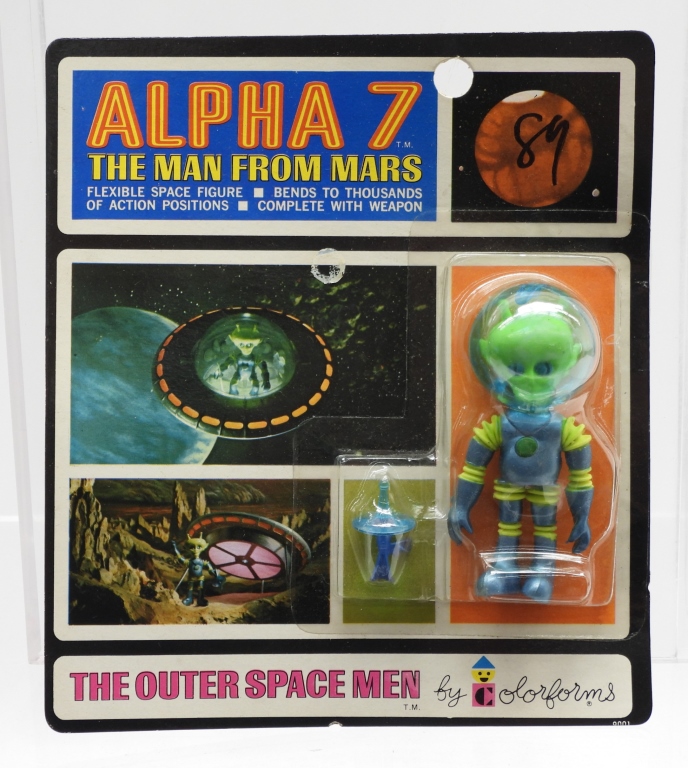 1968 COLORFORMS OUTER SPACE MEN ALPHA