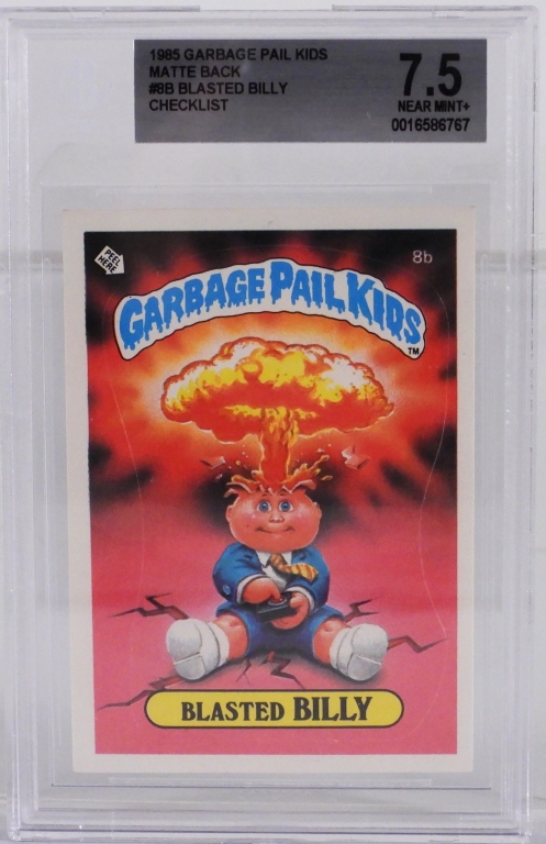 1985 TOPPS GPK 8B BLASTED BILLY 3ccf08