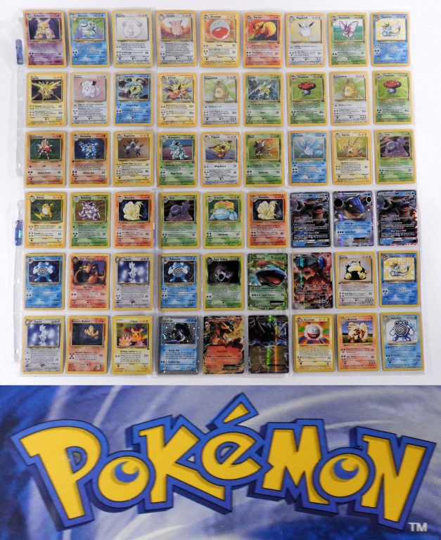 54PC POKEMON HOLO KEY TRADING CARD GROUP