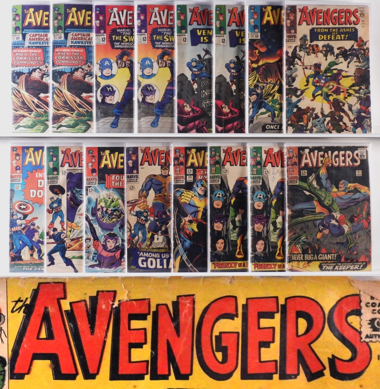 101PC MARVEL COMICS AVENGERS #18-#202