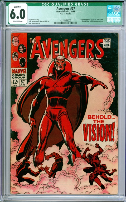 MARVEL COMICS AVENGERS 57 CGC 3ccfb1