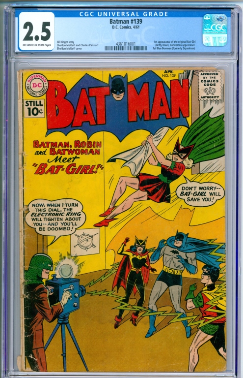 DC COMICS BATMAN #139 CGC 2.5 United