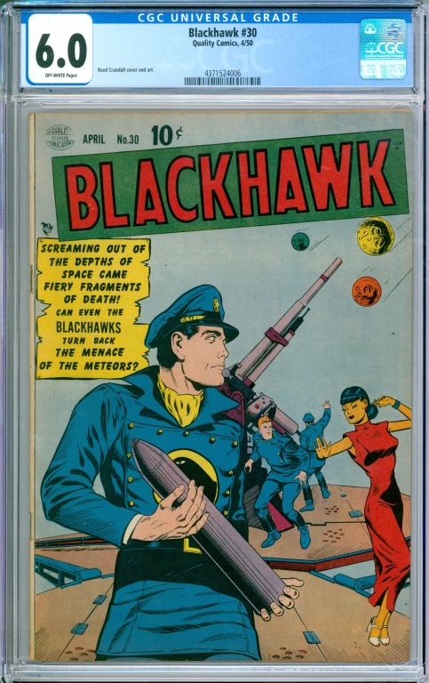 QUALITY COMICS BLACKHAWK #30 CGC 6.0