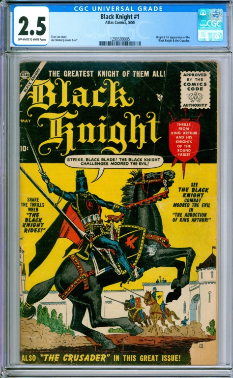 ATLAS COMICS BLACK KNIGHT #1 CGC