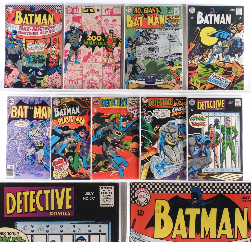 9PC DC COMICS BATMAN DETECTIVE